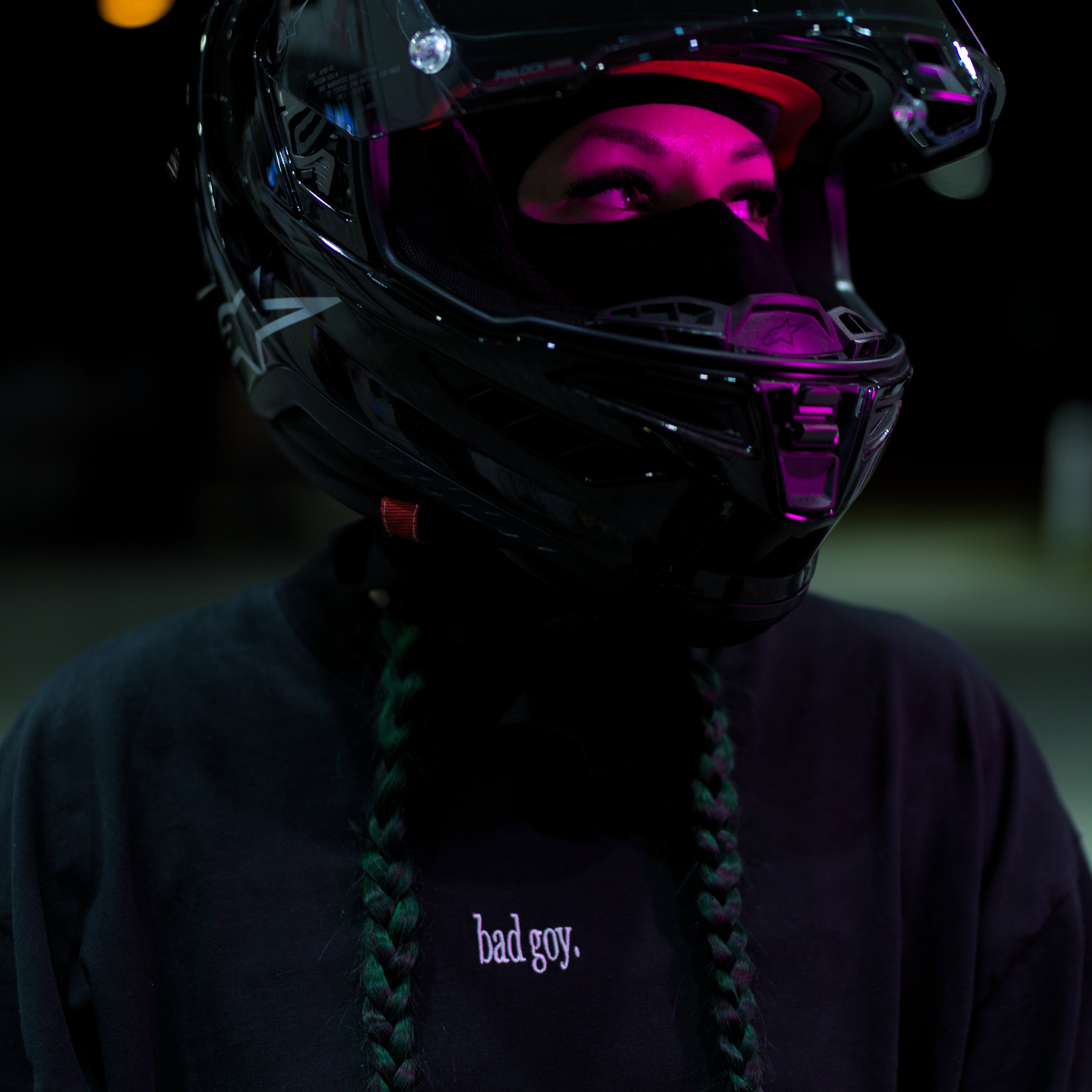 BAD GOY - EMBROIDERED OVERSIZED TEE | SHRED THREADS