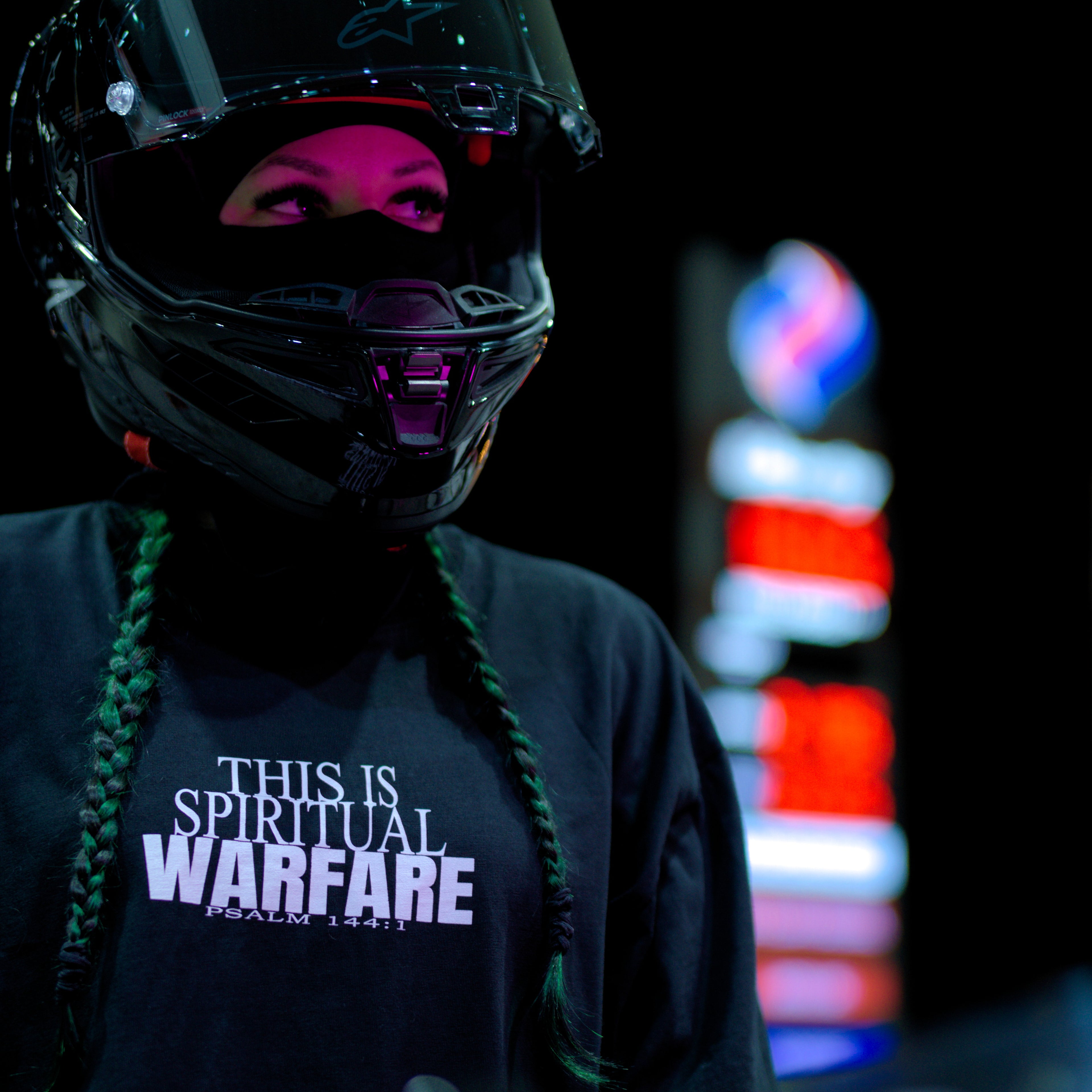 THIS IS SPIRITUAL WARFARE - OVERSIZED TEE | SHRED THREADS