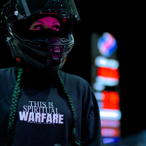 THIS IS SPIRITUAL WARFARE - OVERSIZED TEE | SHRED THREADS