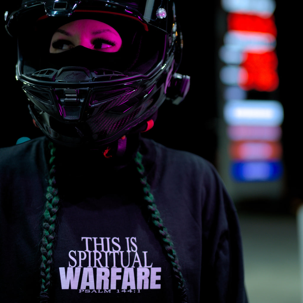 THIS IS SPIRITUAL WARFARE - OVERSIZED TEE | SHRED THREADS