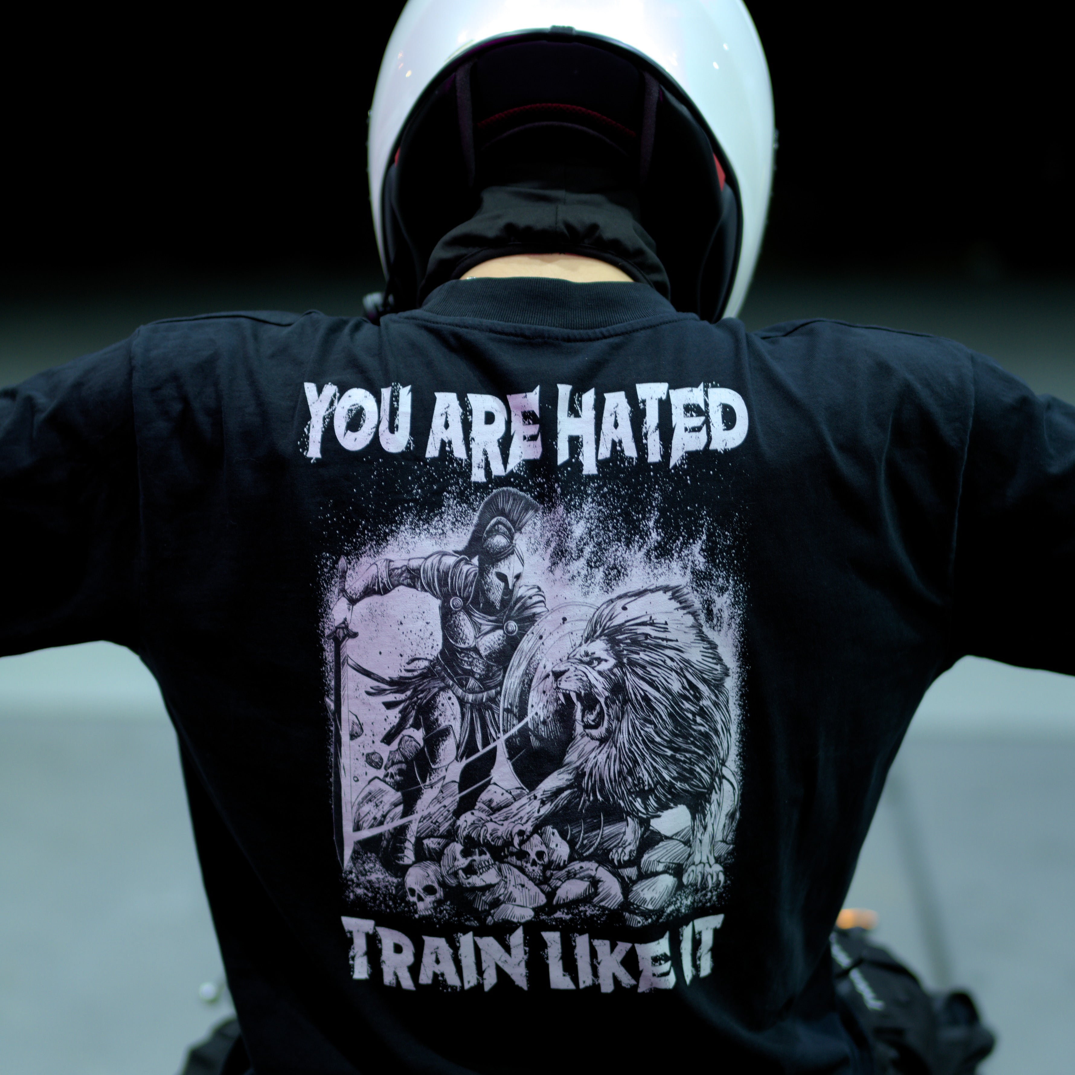 YOU ARE HATED. TRAIN LIKE IT - OVERSIZED TEE | SHRED THREADS
