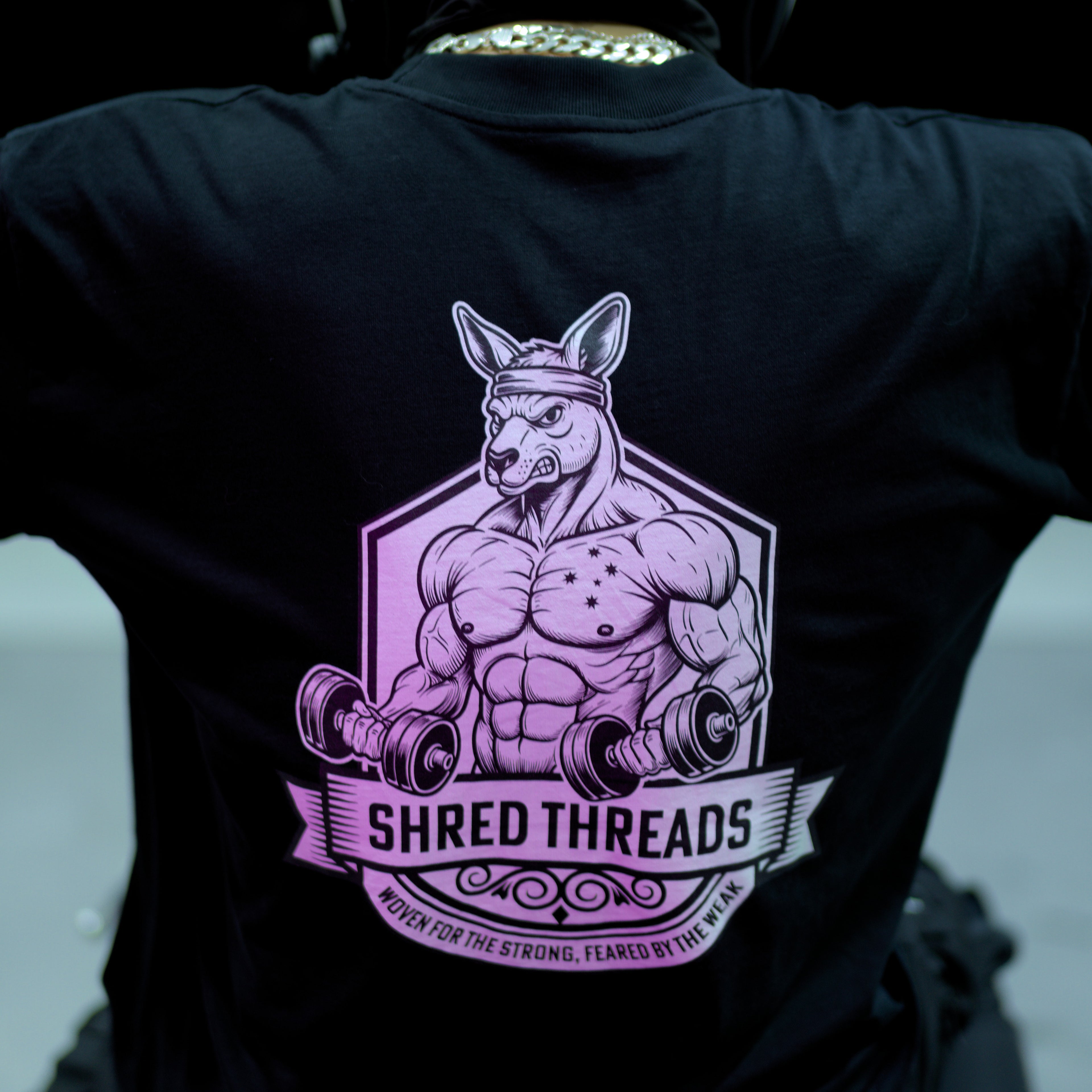 BOXING KANGAROO - OVERSIZED TEE | SHRED THREADS